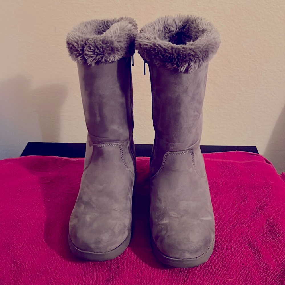 Kids Boots With Fur